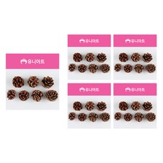 유니아트 2000 천연솔방울 소 7p, 5개