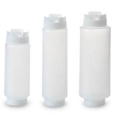 站立式防漏倒置醬料瓶 小 + 中 + 大 套組, 1套