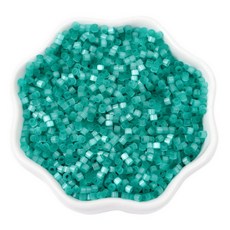 Allode Lactea 多彩飾品 DIY 串珠 2.5mm 740p, 15 土耳其綠, 5個