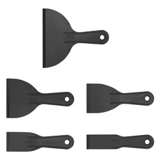 Khohimo 多用途塑膠刮刀 刮板 補土刀工具 5件組 4W023, 1套