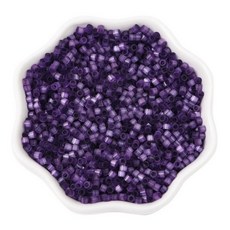 Allode Lactea 多彩飾品 DIY 串珠 2.5mm 740p, 24 銀河紫, 5個