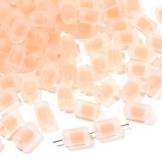 allode 彩色糖漿冰柱珠 DIY串珠 12 x 7 mm 50入, 4個, B06 橘色