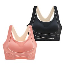 T&Cookie 無鋼圈雙重固定運動內衣兩件組 DT0142