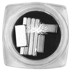 withshyan 客製化迷你美甲磁鐵7件組, 單一顏色, 1套