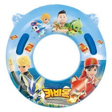 Winnie Connie Cavion 70 附把手幼童圓形游泳圈, 藍色, 1個