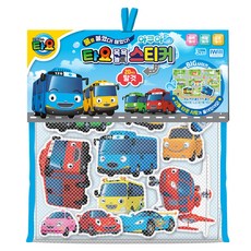 IWill COMPANY Tayo 水中貼紙 20款 沐浴玩具, 混合顏色, 1套