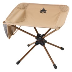 LOGOS Tradcanvas 旋轉露營凳, 米色, 1個