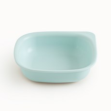 TACKAON 幼兒用方型麥片碗, 1個, 薄荷