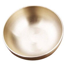 INHYUN Gongbang 傳統黃銅年糕湯麵碗禮盒 中, 單色, 1組