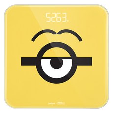 atflee 家用LED數位體重計 小小兵版, 1個, T4, 黃色