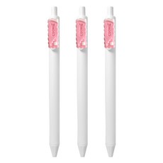큐티파츠 젤펜 쿠키 0.5mm, 핑크, 3개