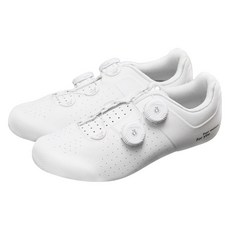 Lameda 碳纖維公路車卡鞋 線扣式雙旋鈕自行車鞋 ES-03, 白色, 255