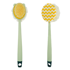 다정다감 바디브러쉬 양면타월형 + 양면브러쉬형 세트, 그린, 1세트