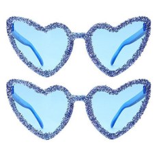 Allode 糖果愛心派對眼鏡, TYPE04藍色, 2個