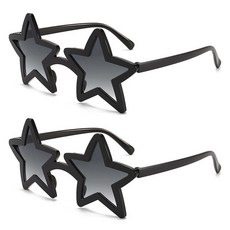 Allode 漸層派對眼鏡, TYPE01黑色, 2個