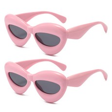 Allode 泡泡厚重派對眼鏡, 2個, TYPE07粉紅色