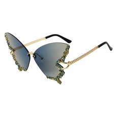 Allode 蝴蝶閃亮派對眼鏡, TYPE02灰色, 1個