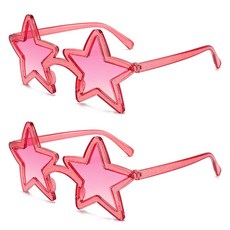 Allode 漸層派對眼鏡, TYPE09珊瑚紅, 2個