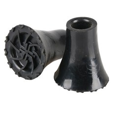 Dr.Pellis J 拐杖/手杖 替換橡膠腳套 22mm, B黑色, 2個