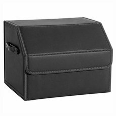 Homevanesse 大容量車用後車廂收納箱, 黑色