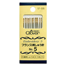 Clover 자수바늘 5호 57-005, 1개
