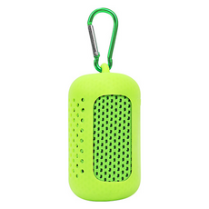 휴대용 냉감 스포츠타월 + 버클커버 세트 30 x 90 cm, 초록빛, 1세트