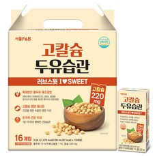 Seoul F&B 高鈣豆漿習慣 Love Sweet, 190ml, 16個