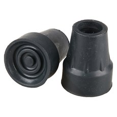 Dr.Pellis J 拐杖/手杖 替換橡膠腳套 22mm, D黑色, 2個
