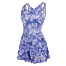 renoma 女款花朵連身泳衣 + 罩褲套組 RN-LS2E871-PP