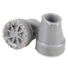 Dr.Pellis J 拐杖/手杖 替換橡膠腳套 22mm, A灰色, 2個