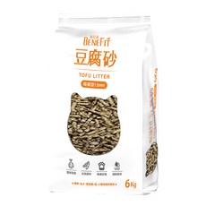 BENEFIT 斑尼菲 豆腐貓砂, 咖啡, 6kg, 1包