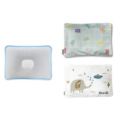 Mong Sure 新生兒用枕頭組, 薄荷果凍(枕頭套), 隨機出貨(枕頭套), 1套