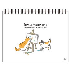 아이비스 스케치 노트 화이트, 60매, 1개