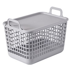 Block Mart 廚房桌面收納籃 TYPE1, 1個, 灰色