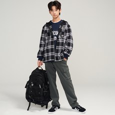 JCB 男童連帽格紋襯衫外套 JBK1S502