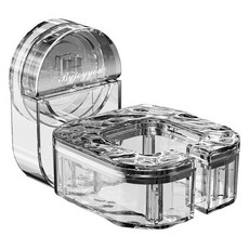 J-Life 轉角免鑽孔角度可調式吹風機架, 1個, 透明