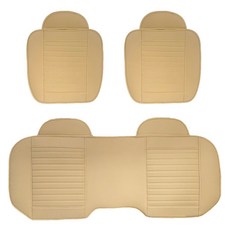 inthecar 輕型車專用 四季皮革坐墊組, 1套, 米色