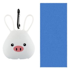 便利攜帶涼感毛巾 大尺寸 30 x 80 cm + 角色收納盒組, 白色, 1套