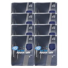 iD 男性專用 For Men 紙尿褲, 8包, 特大號, 10枚入