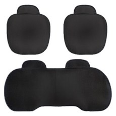 車內用小型車通風坐墊組, 1套, 黑色