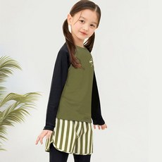 unifriend 女童 Poten 防磨衣拉克蘭上衣 + 九分下身 + 短褲套裝
