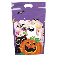 Sevenzip 萬聖節禮物包裝手提糖果袋, 紫色, 50個