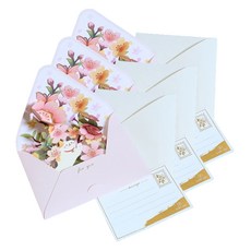 Maket Gamseong 3D立體設計訊息卡片, 3個, 類型4