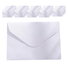 Maket Gamseong 卡片明信片彩色信封, 30個, 白色