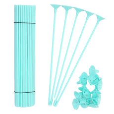 Starium 氣球杯棒 32cm, 100個, 薄荷綠