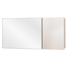 모카바스 멀티 플랩 R타입 우형 욕실 수납장 방문설치, 아이보리, 1개