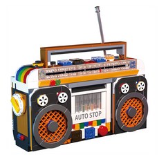 ZHEGAO 哲高 1990 收音機迷你積木, 662018LI, 1個