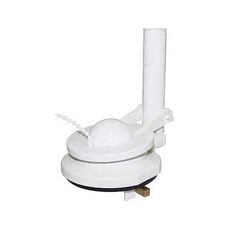 WATOS 一件式塞子，管道高度，馬桶沖水閥7.62cm, 混合色