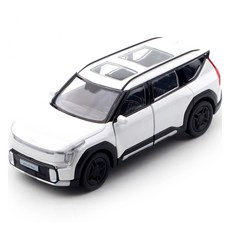 WELLY 1：38 起亞汽車 EV9 壓鑄模型車, 白色, 1個