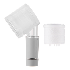 comet 旅行用過濾型蓮蓬頭 + 濾芯 2個, 透明色 + 灰色, 1組